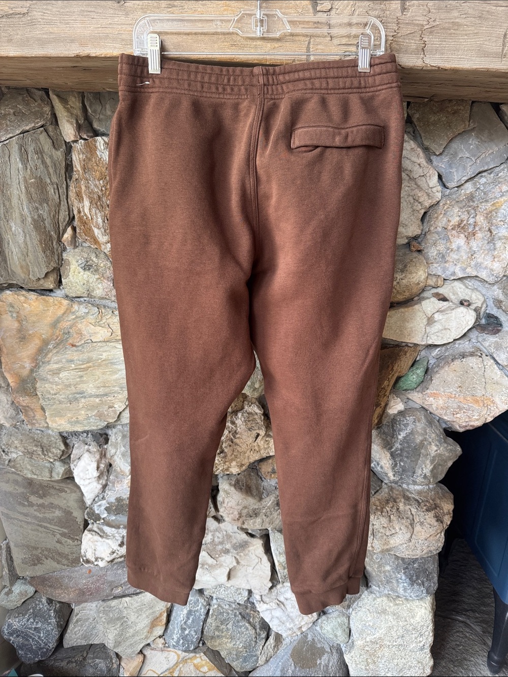 Nike Brown Fleece Joggers Track Suit Men’s Large - Picture 9 of 13